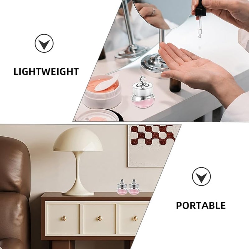 5g Wide Mouth Empty Cream Jars 9pcs Refillable Travel Skincare Containers Random Color - Image 5